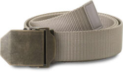 K-UP Kp813 Nylon Canvas Belt U (kp813-beige/old Brass-uniq-60)