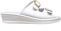 Sanital Light 371 női papucs - csatos - fehér