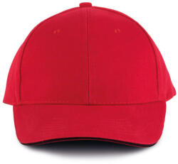 K-UP Kp011 Orlando - 6 Panels Cap U (kp011-red/black-unic-100)