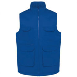 Designed To Work WK607 UNISEX PADDED MULTI-POCKET POLYCOTTON VEST 3XL (3663938307206)