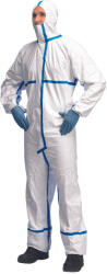 CERVA 600 Plus overall fehér XL