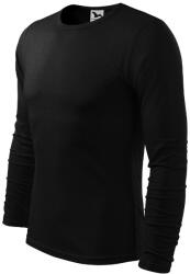 MALFINI Fit-T LS póló férfi fekete 2XL (1190117)
