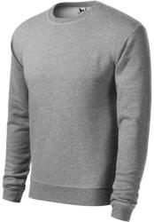 MALFINI Essential felső férfi/gyerek sötétszürke melírozott L (4061215)