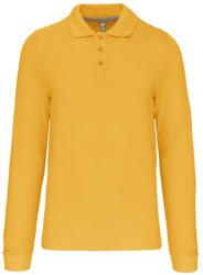 Kariban KA243 MEN'S LONG-SLEEVED POLO SHIRT L (K243-YELLOW-L-25)