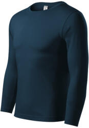 Piccolio Progress LS póló unisex tengerészkék XS (P750212)
