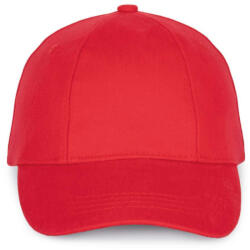 K-UP Kp119 6 Panels Easy-print Cap U (kp119-red-uniq-100)