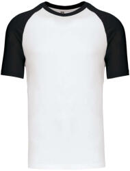 Kariban KA330 BASEBALL - KONTRASZT PÓLÓ XL (K330-WHITE/BLACK-XL-50)