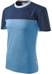 RIMECK Colormix póló unisex azúrkék S (1091413)