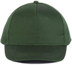 K-UP Kp116 Cotton Cap - 5 Panels U (kp116-forest Green-unic-100)
