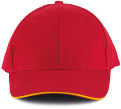 K-UP Kp011 Orlando - 6 Panels Cap U (kp011-red/yellow-unic-100)