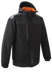  Tamia Softshell Kabát Fekete/narancs_m