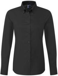 Premier PR384 SUPREME’ OXFORD WOMEN’S LONG SLEEVE SHIRT S (PR384BLACS 024)