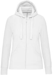 Kariban KA464 LADIES' FULL ZIP HOODED SWEATSHIRT 2XL (K464-WHITE-XXL-20)
