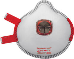 SPIROTEK VS2300V FFP3 szelepes 10 db