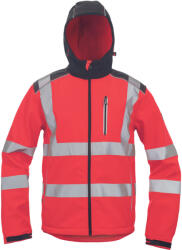 CERVA HVPS softshell dzseki piros XL