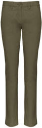 Kariban KA741 LADIES' CHINO TROUSERS 36 (K741-LIGHT KHAKI-36 FR-20)