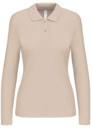 Kariban KA244 LADIES' LONG-SLEEVED POLO SHIRT S (K244-LIGHT SAND-S-25)