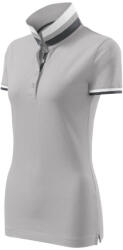MALFINI Collar Up galléros póló női ezüstszürke 2XL (257A417)
