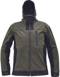  HUYER SOFTSHELL kabát olajzöld 3XL