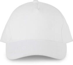 K-UP Kp135 5 Panels Organic Cotton Cap U (kp135-white-uniq-100)