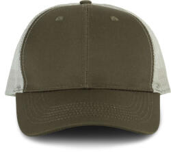 K-UP Kp110 Oekotex Certified Trucker Cap U (kp110-khaki/light Grey-uniq-100)