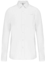 Kariban KA541 MEN'S LONG-SLEEVED COTTON POPLIN SHIRT L (K541-WHITE-L-12)