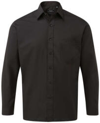 Premier PR200 MEN'S LONG SLEEVE POPLIN SHIRT XL/2XL (PR200BLAC18)