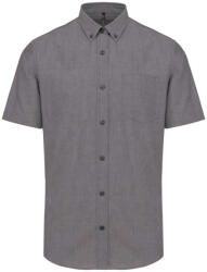 Kariban KA535 MEN'S SHORT-SLEEVED OXFORD SHIRT 3XL (K535-OXFORD SILVER-3XL-12)