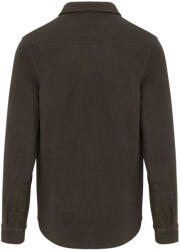 Kariban KA582 SHERPA-LINED FLEECE OVERSHIRT 4XL (K582-DARK KHAKI/STORM GREY-4XL-10)