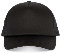 K-UP Kp111 Trucker Mesh Cap - 5 Panels U (kp111-black-unic-100)