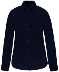 Kariban KA530 LADIES' LONG-SLEEVED STRETCH SHIRT L (K530-NAVY-L-12)
