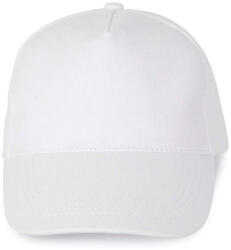 K-UP Kp162 Heavy Cotton Cap - 5 Panels U (kp162-white-unic-100)