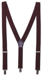 Premier PR701 CLIP-ON TROUSER BRACES/SUSPENDERS U (PR701BROW048)