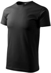 MALFINI Heavy New póló unisex fekete 5XL (1370120)