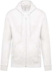Kariban KA479 FULL ZIP HOODED SWEATSHIRT 4XL (K479-WHITE-4XL-20)