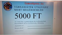  Ajándékutalvány 5000FT értékben