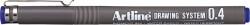 Artline Marker pentru desen tehnic ARTLINE, varf fetru 0.4mm - albastru (EK-234-BL)