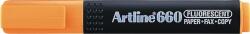 Artline Textmarker Artline 660, varf tesit 1.0-4.0mm - portocaliu fluorescent (EK-660-FOG)