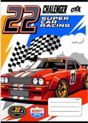 Victoria Race Cars A/5 32 lapos tűzött kockás füzet (ISVFC96)