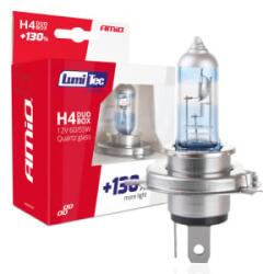 AMiO Halogén izzók H4 12V 60/55W LumiTec LIMITED +130% DUO (0501405) (0501405)