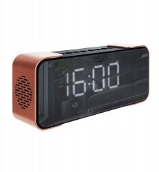 Adler Ad 1190 copper vezeték nélküli rádiós ébresztőóra (Radio Budzik Bluetooth Ładowanie USB LED)