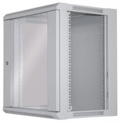 Manhattan Rackszekrény - 19" fali kivitel (12U, 635 (h) x 570 (w) x 450 (d) mm, Flatpack, Szürke) (711876) - tintashop