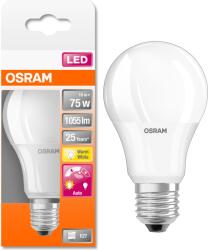 OSRAM LED STAR+ LED izzó, A75, fényérzékelővel, E27, 10W (75W), 1055 lm, meleg fény (2700K)