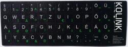 Kolink Billentyűzet matrica HU Black/White KBKOHUBLW (KBKOHUBLW)