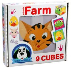  Cuburi de poveşti despre animale domestice 9 piese (601/18) Puzzle