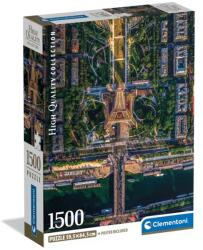 Clementoni Puzzle compact 1500 de piese HQC Paris deasupra - Clementoni (31742) Puzzle