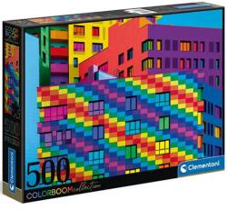 Clementoni Colorboom Collection: Squares puzzle 500 bucăți - Clementoni (35094) Puzzle