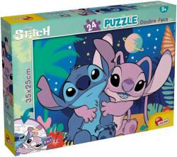 Lisciani Stitch 2 în 1 puzzle cu 24 piese și carte de colorat 35x25cm - Lisciani (109685) Puzzle