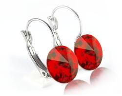 HAND MADE RIVOLI FRANCIAKAPCSOS FÜLBEVALÓ - 14mm-es KRISTÁLLYAL