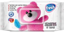 Fresh Baby Sensitive törlőkendő 72 db flip-top